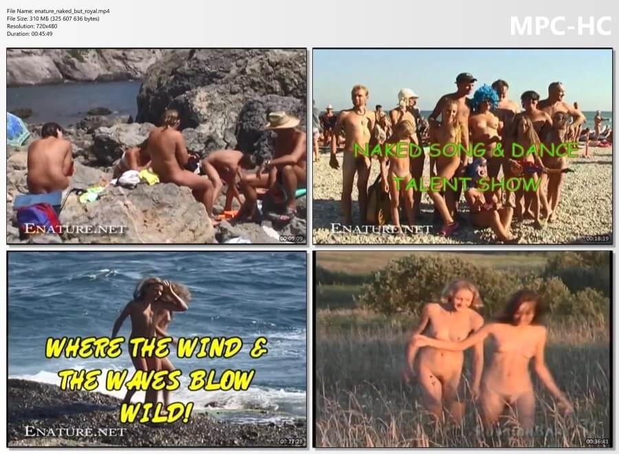 Enature - Naked royal vacation at sea - Wearing less clothing is fashionable