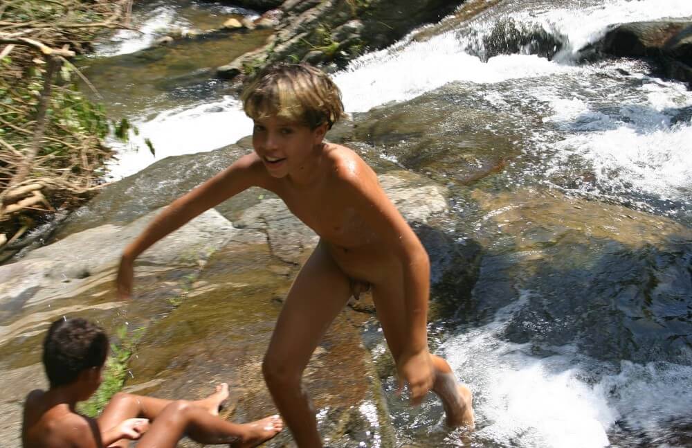 Brazilian Cliff Slide pics - Naturism and nudism value openness of mind and body