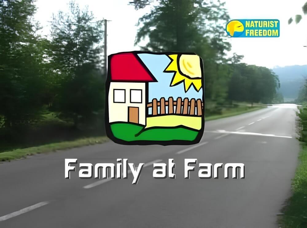 Naturist Freedom: Family at Farm - We are naked in the bosom of nature