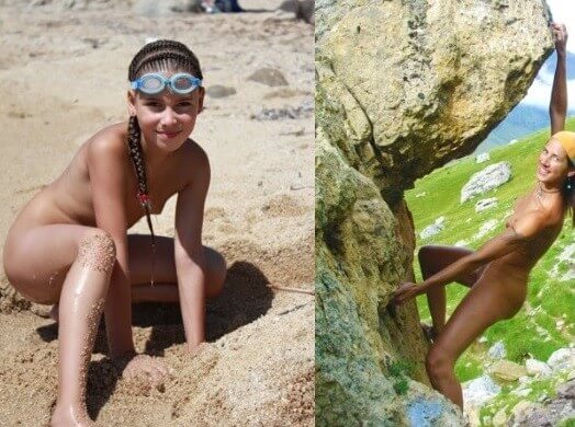 College Walk photos - Naturists live in harmony with nature