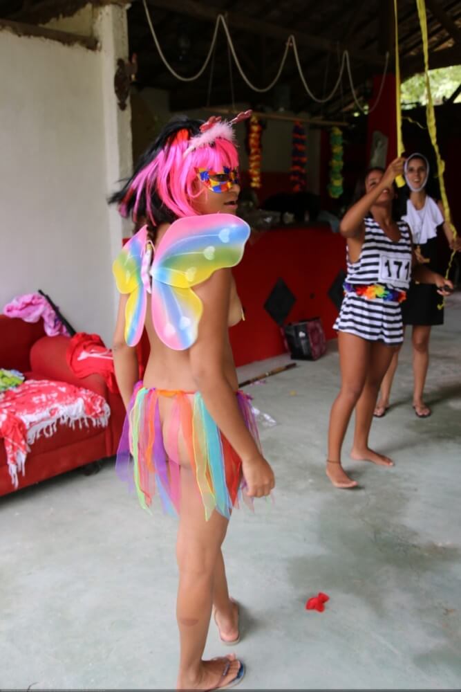 Tropical carnival photo gallery - Living with joy and ease as part of the naturist and nudist lifestyle