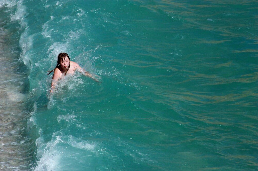 Naturist Cold Water Entry pics - Nudity fosters trust and mutual understanding among people