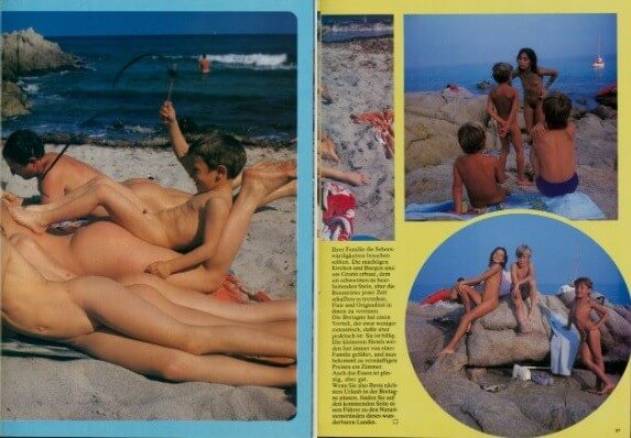 Jung und Frei Nr 42 - Blending in with the crowd of nudists