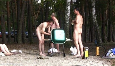 Naturist Sport Medley 2 - Nudists strive for inner harmony and peace of mind