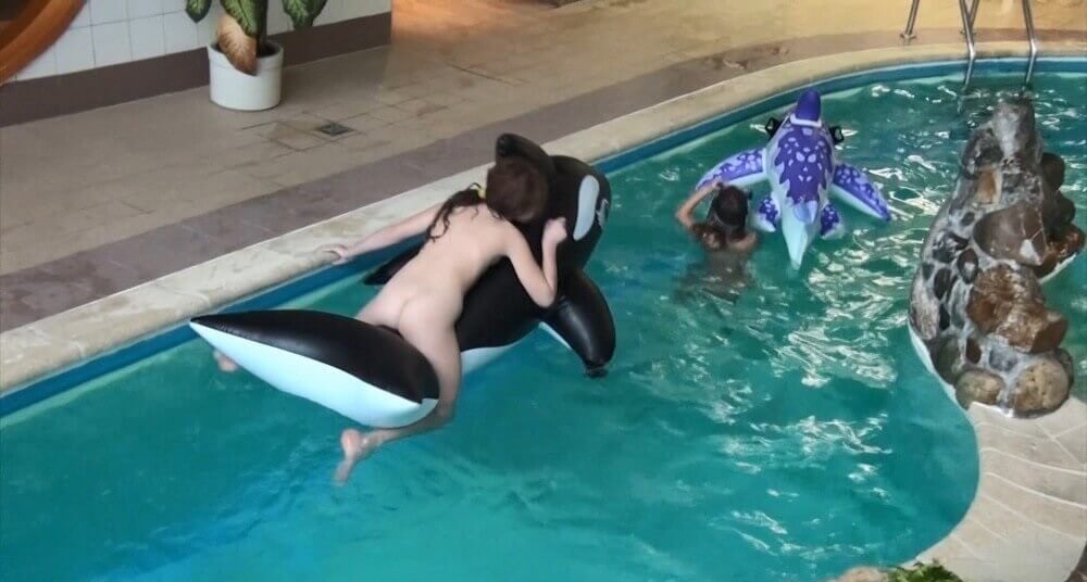 Naturism in the pool Full HD - Love for oneself and nature is the foundation of the naturist and nudist lifestyle