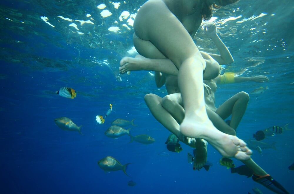 Egyptian Snorkelers Part - Naturism enthusiasts choose the natural world