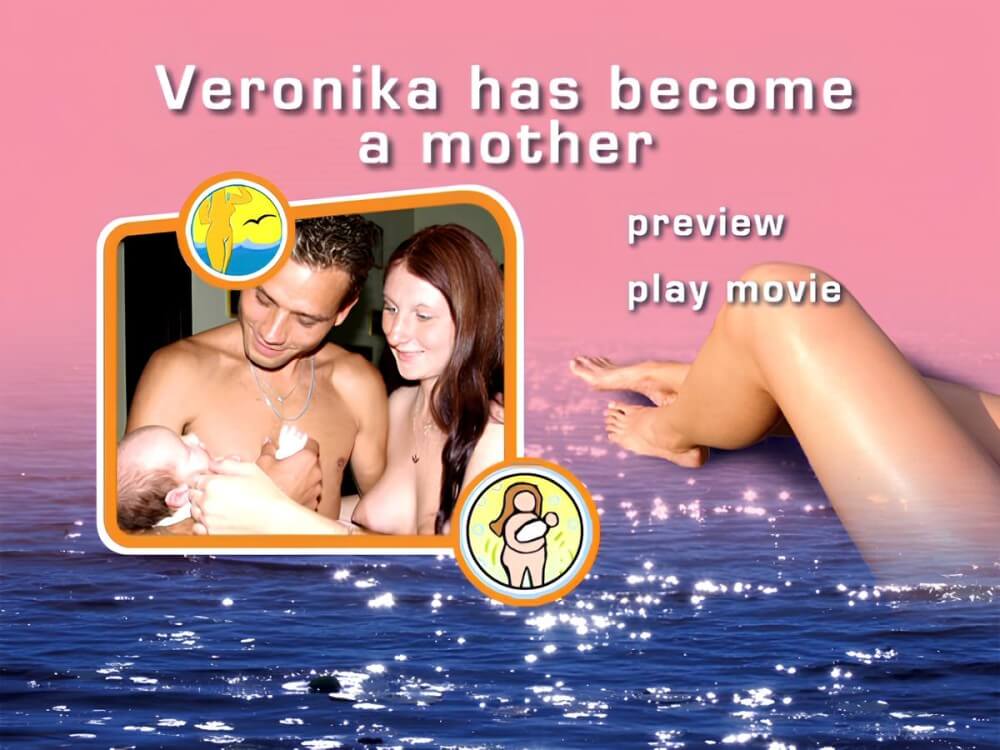 Naturist Freedom: Veronika Has Become a Mother - Naturists live in harmony with nature