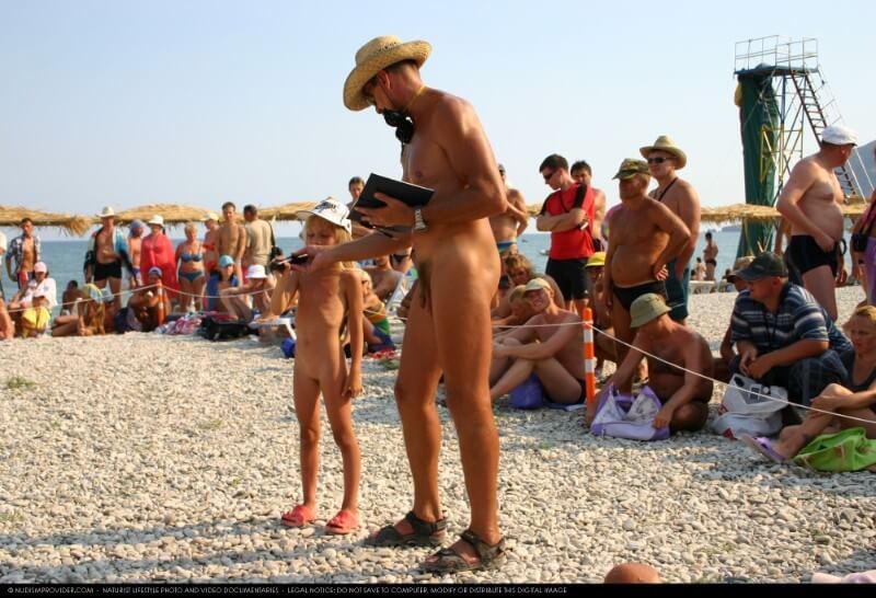Naturist Pageant Line Up photos - Clothing is also a mask for a nudist