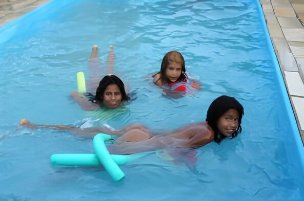 Tropic Pool Side Day - Brazil resort - Living together in nature is a hallmark of nudists