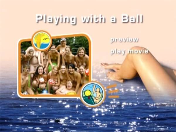Naturist Freedom: Playing with a ball - Love for oneself and the environment are important values in naturism and nudism