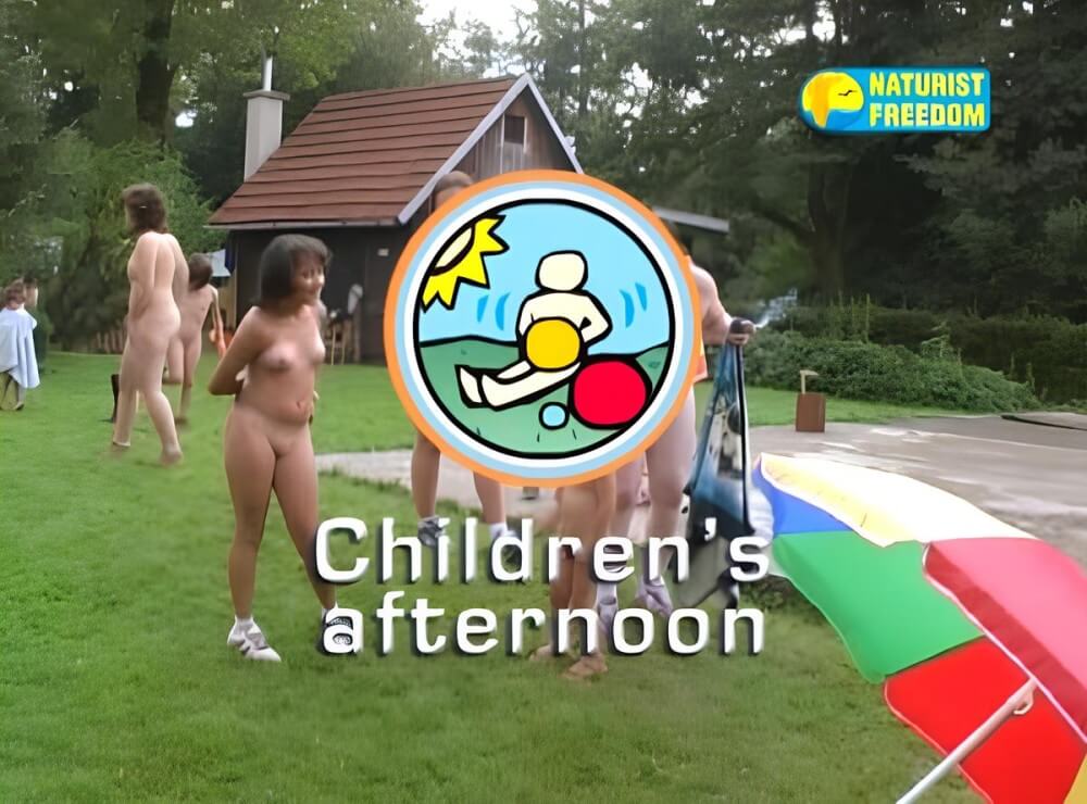 Naturist freedom: Childrens Afternoon - Living without unnecessary worries or restrictions is the essence of naturism