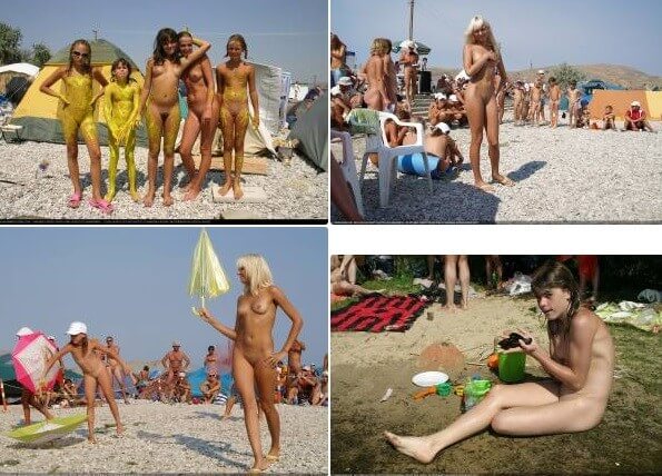 Beautiful Princesses On The Sea photos - Living in harmony and tranquility is the goal of naturists