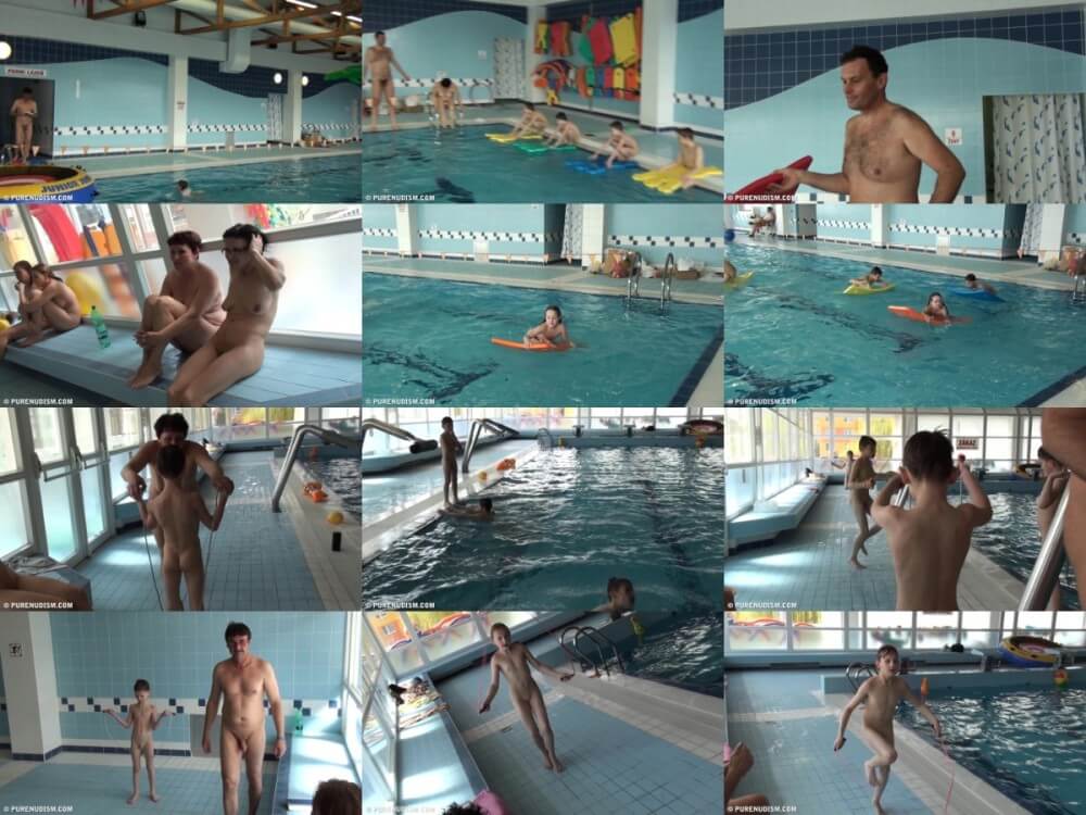 Poolside activities 2 Full HD - Nudism helps to overcome shyness and insecurities
