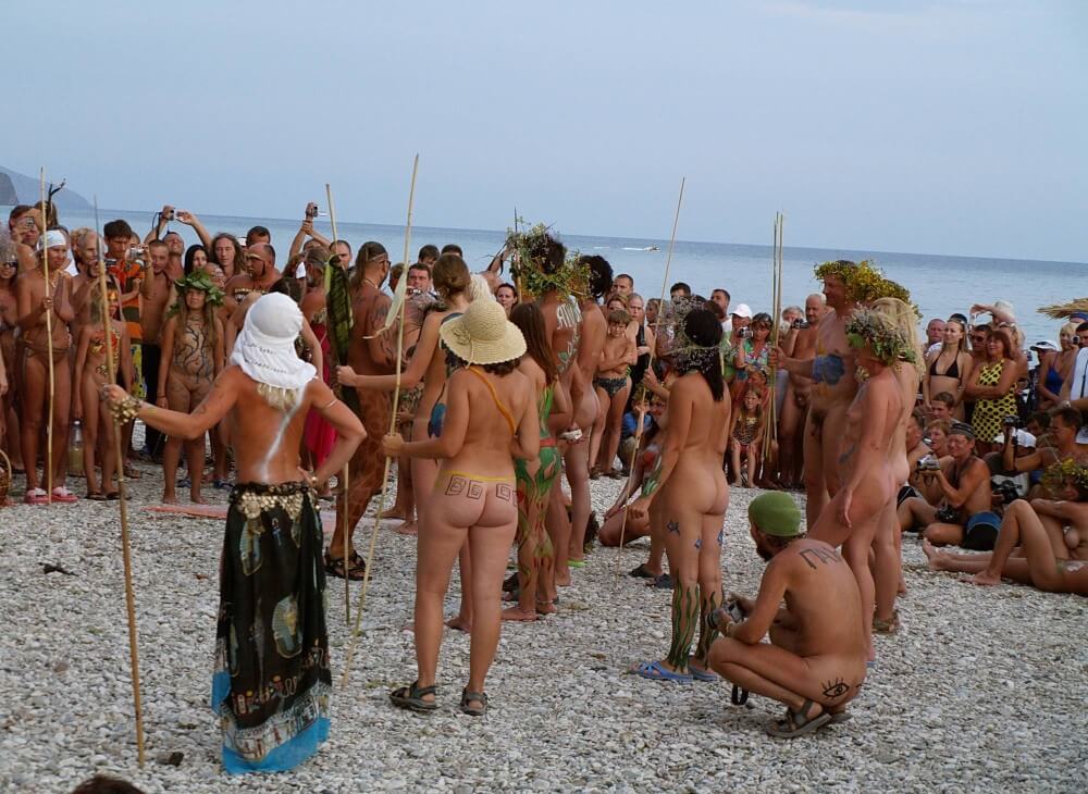 Naturist Party Mega Bash pics - Advocates of naturism and nudism live in harmony with nature