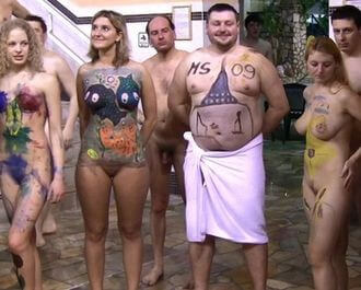 AquaPark Pageant Night Full HD video - The practice of naturism helps build trust and honesty among people
